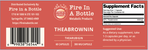 Theabrownin, 300mg, 60 Capsules